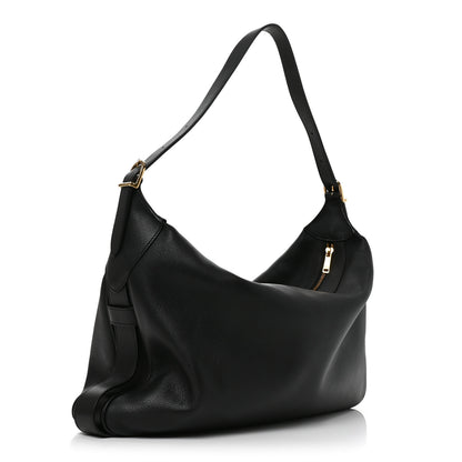 Celine Supple Calfskin Large Romy Shoulder Bag Black Black 3 of 9