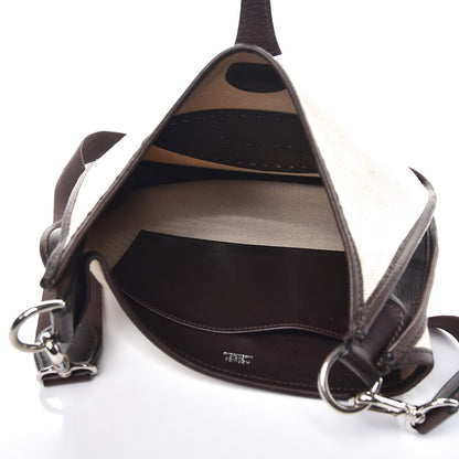 Hermes Toile Natural Barenia Evelyne PM Ecru Ebene 5 of 7