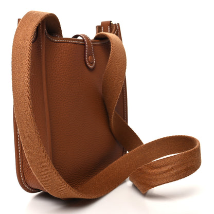 Hermes Taurillon Clemence Evelyne TPM Gold 3 of 10