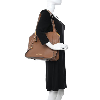 Marc Jacobs Grained Calfskin The Director Tote Brown 2 of 7