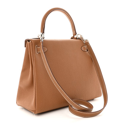 Hermes Togo Kelly Retourne 28 Gold 3 of 11