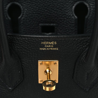 Hermes Togo Birkin 25 Black 6 of 10