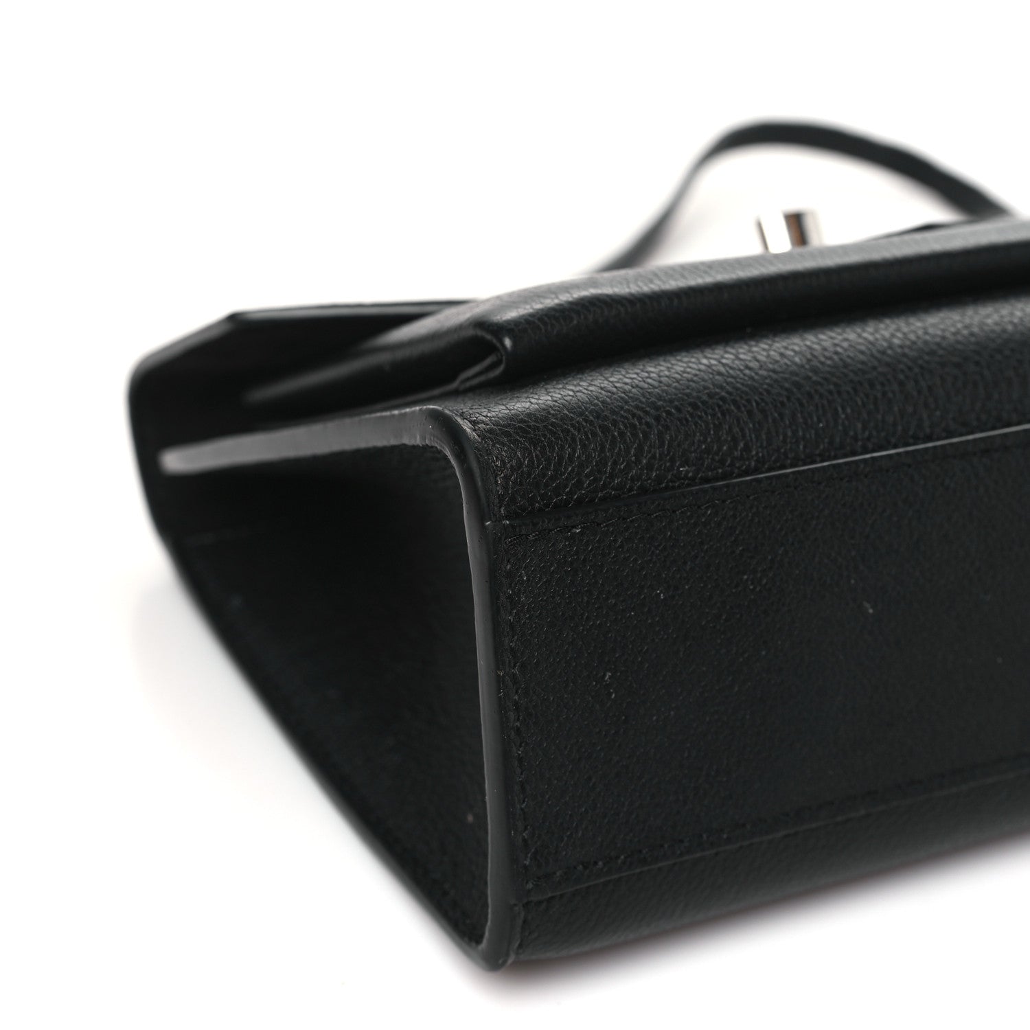 Louis Vuitton Soft Calfskin Mylockme Chain Bag BB Black 8 of 12