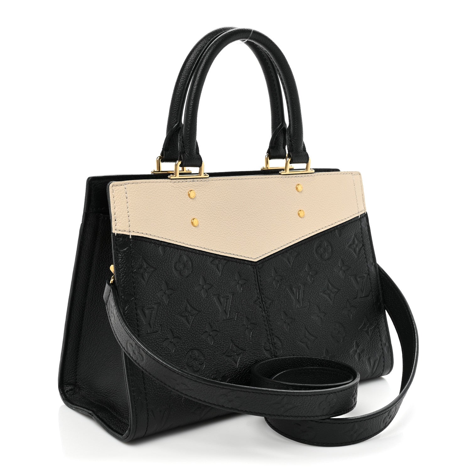 Louis Vuitton Empreinte Sully PM Black Creme 3 of 16