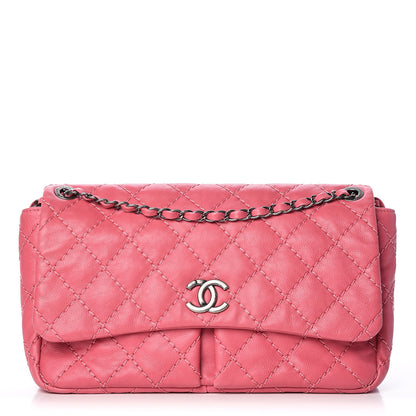 Chanel Calfskin Ultimate Stitch Flap Pink 1 of 9