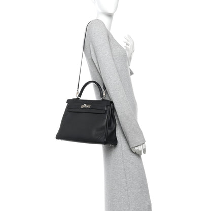 Hermes Togo Swift Ghillies Kelly 32 Black 2 of 10