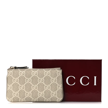 Gucci GG Supreme Monogram Key Case Beige Mystic White Oatmeal 9 of 9