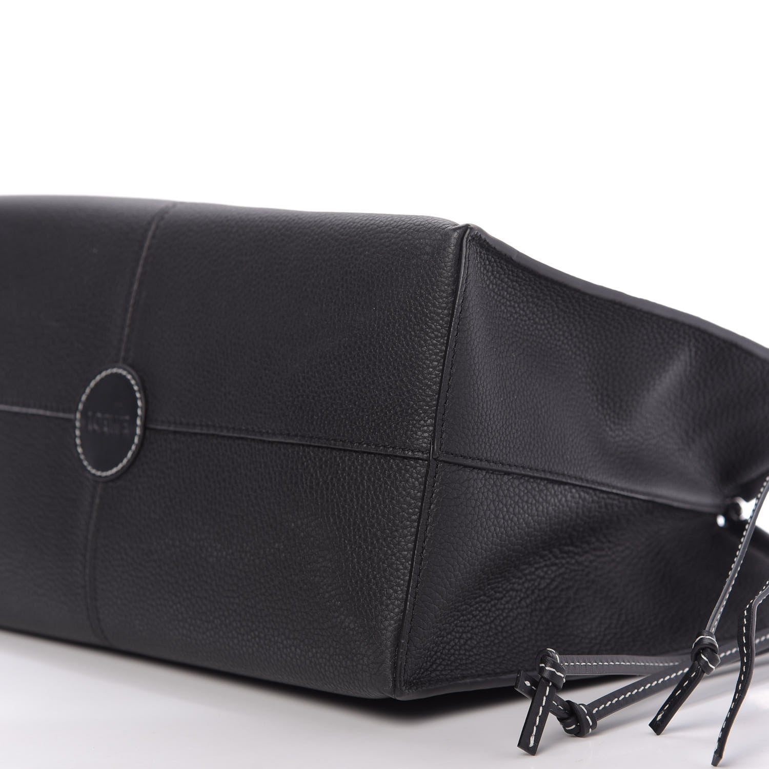 Loewe Grained Calfskin Small Cushion Tote Black 7 of 8