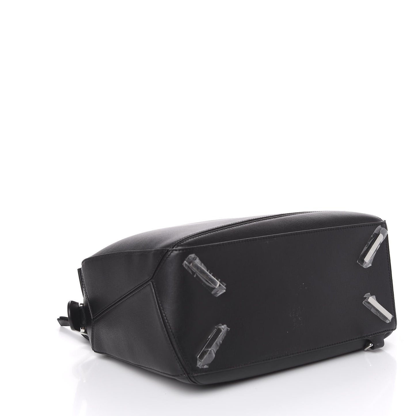Calfskin Medium Puzzle Bag Black
