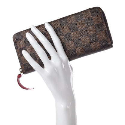 Louis Vuitton Damier Ebene Clemence Wallet 2 of 8
