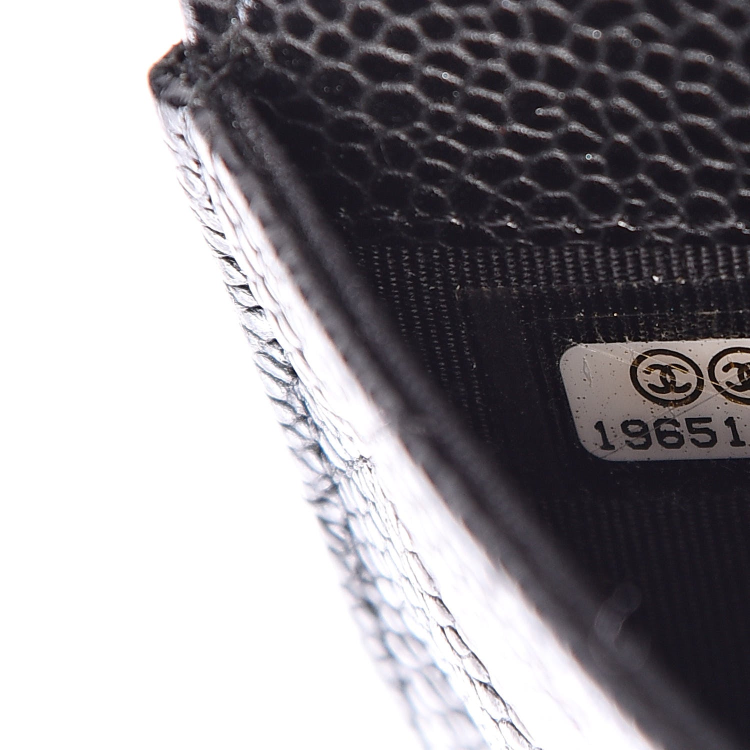 Chanel Caviar Quilted Flap Card Holder Black 9 of 10