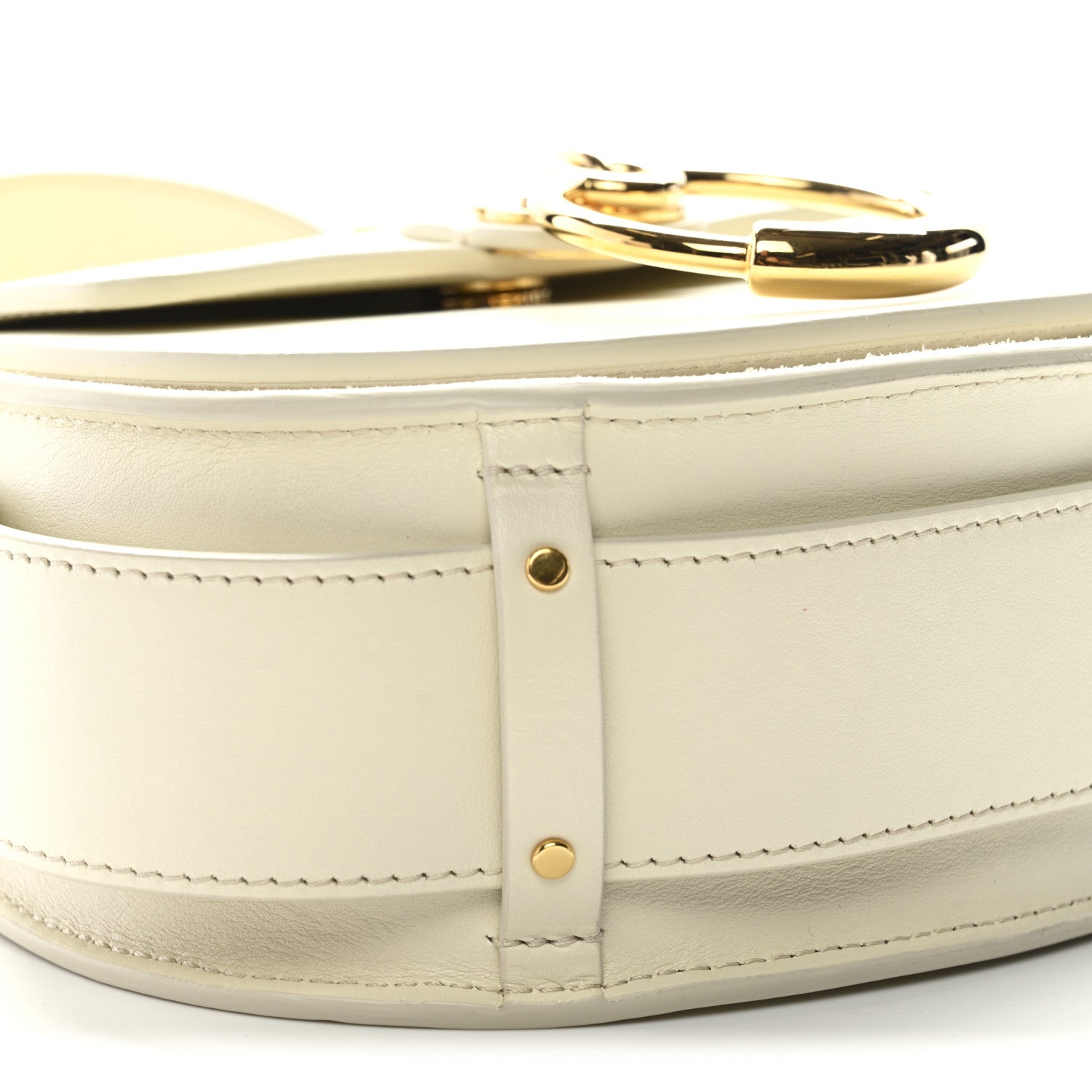 Chloe Calfskin Small Tess Bag Natural White 8 of 9