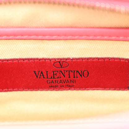 Valentino Garavani Calfskin Rockstud Camera Crossbody Bag Deep Rose 6 of 9