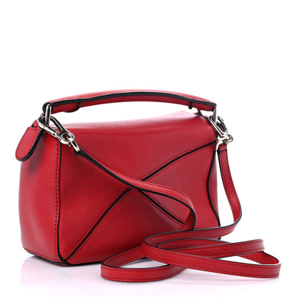 Loewe Calfskin Mini Puzzle Bag Pomodoro 3 of 10