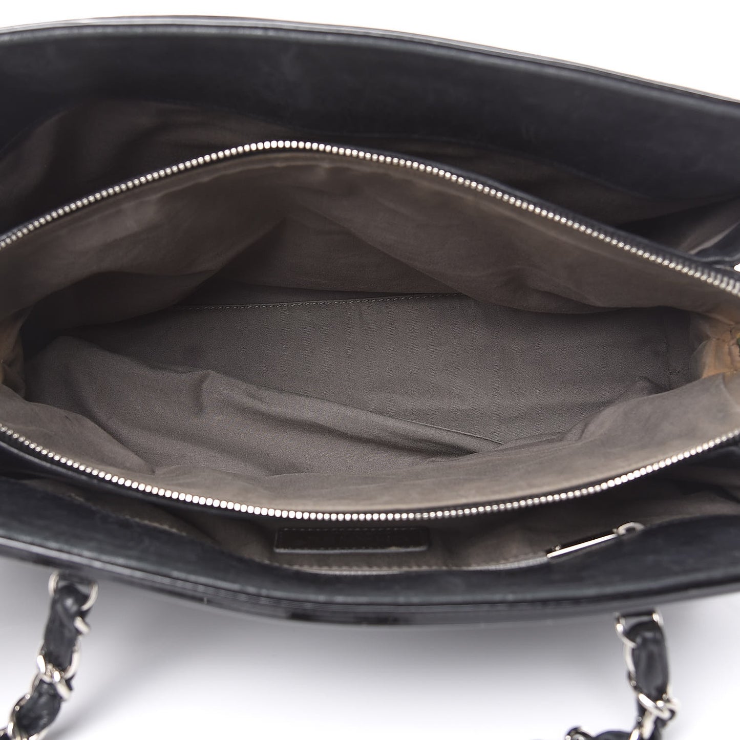 Vinyl Lipstick Ligne Tote Black