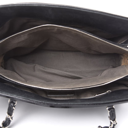 Chanel Vinyl Lipstick Ligne Tote Black 6 of 17