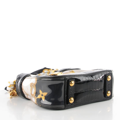 Louis Vuitton Alligator Monogram Charms Linda Scarf Bag Black 4 of 7