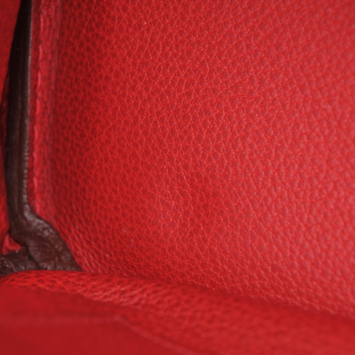 Buffle Skipper Birkin 35 Rouge Vif