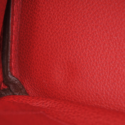 Hermes Buffle Skipper Birkin 35 Rouge Vif 23 of 40