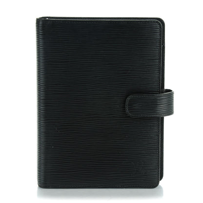 Louis Vuitton Epi Medium Ring Agenda Cover Black 1 of 7
