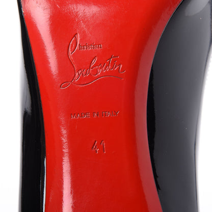 Christian Louboutin Patent Calfskin Simple 85 Pumps 41 Black 6 of 11