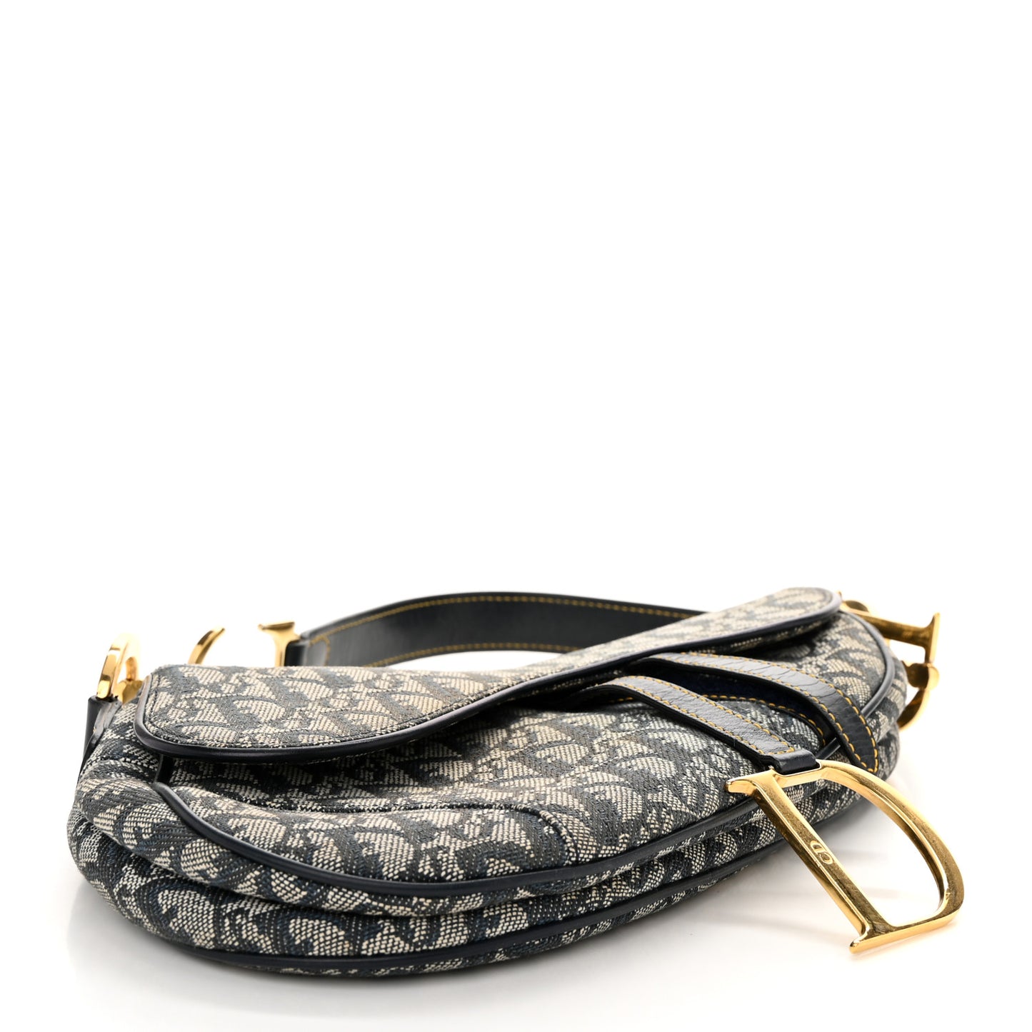 Monogram Saddle Bag Blue