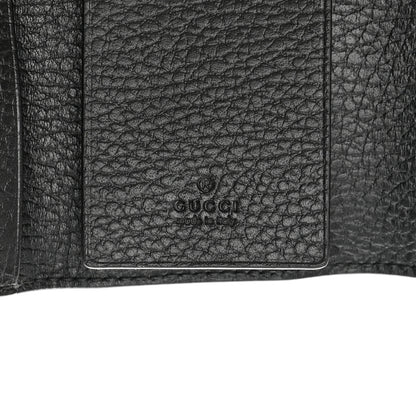 Gucci Dollar Calfskin GG Supreme Monogram GG Marmont 6 Key Holder Case Black Beige Ebony 6 of 8