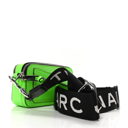 Marc Jacobs Saffiano Small Snapshot Camera Bag Bright Green 3 of 9