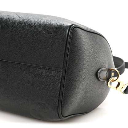 Louis Vuitton Empreinte Monogram Giant Speedy Bandouliere 25 Black 9 of 10