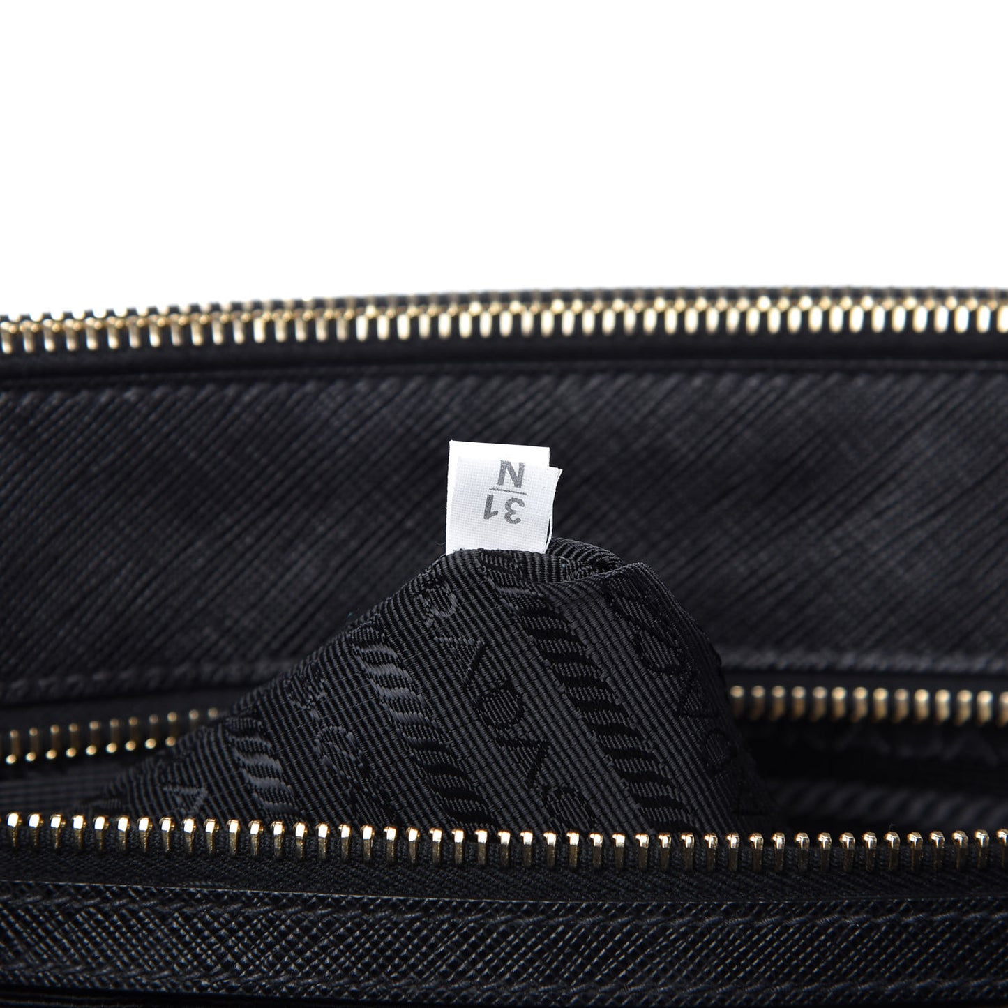 Saffiano Lux Extra Large Galleria Double Zip Tote Black