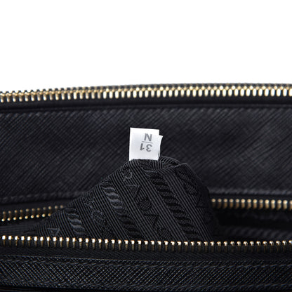 Prada Saffiano Lux Extra Large Galleria Double Zip Tote Black 9 of 10