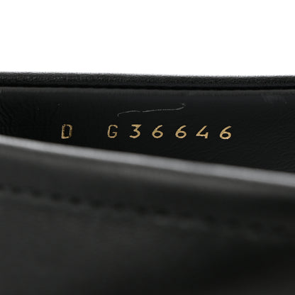 Chanel Lambskin Quilted CC Turnlock Loafers 37 Black 6 of 9