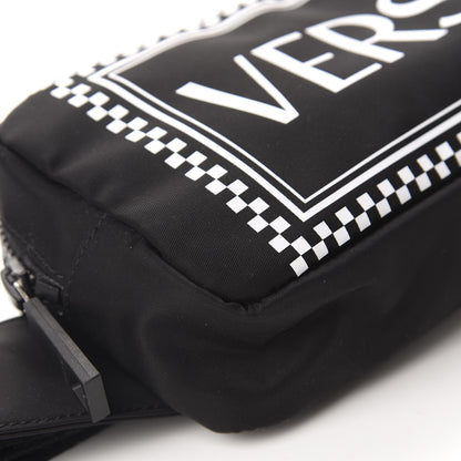 Versace Nylon Logo Two Tone Belt Bag Black 6 of 10