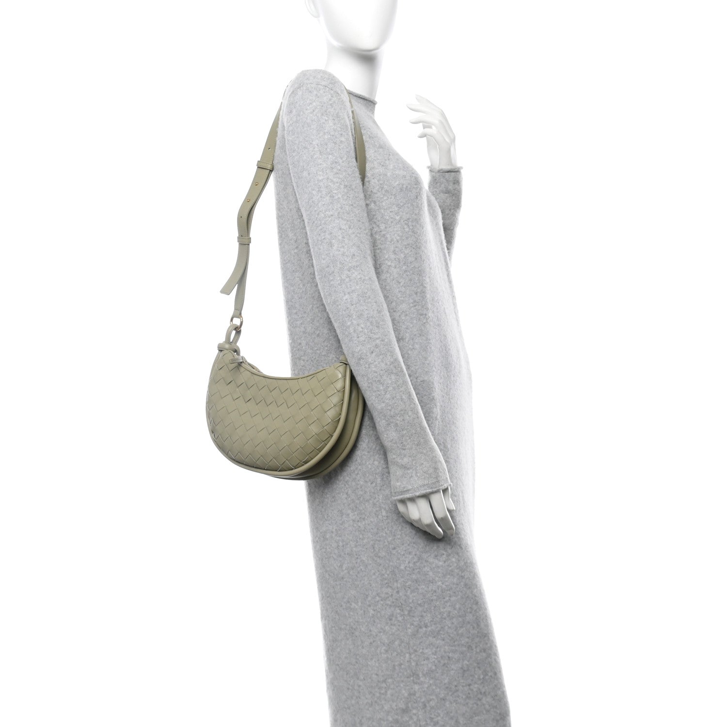 Bottega Veneta Nappa Intrecciato Small Gemelli Multipocket Bag Travertine Muse 2 of 10