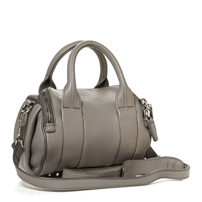 Alexander Wang Pebbled Lambskin Mini Rockie Mink Silver Hardware 3 of 12