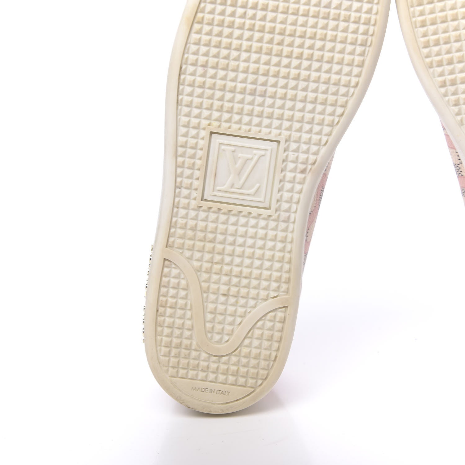 Louis Vuitton Damier Azur Tahitienne Bora Bora Sneakers 36 Rose Ballerine 6 of 9