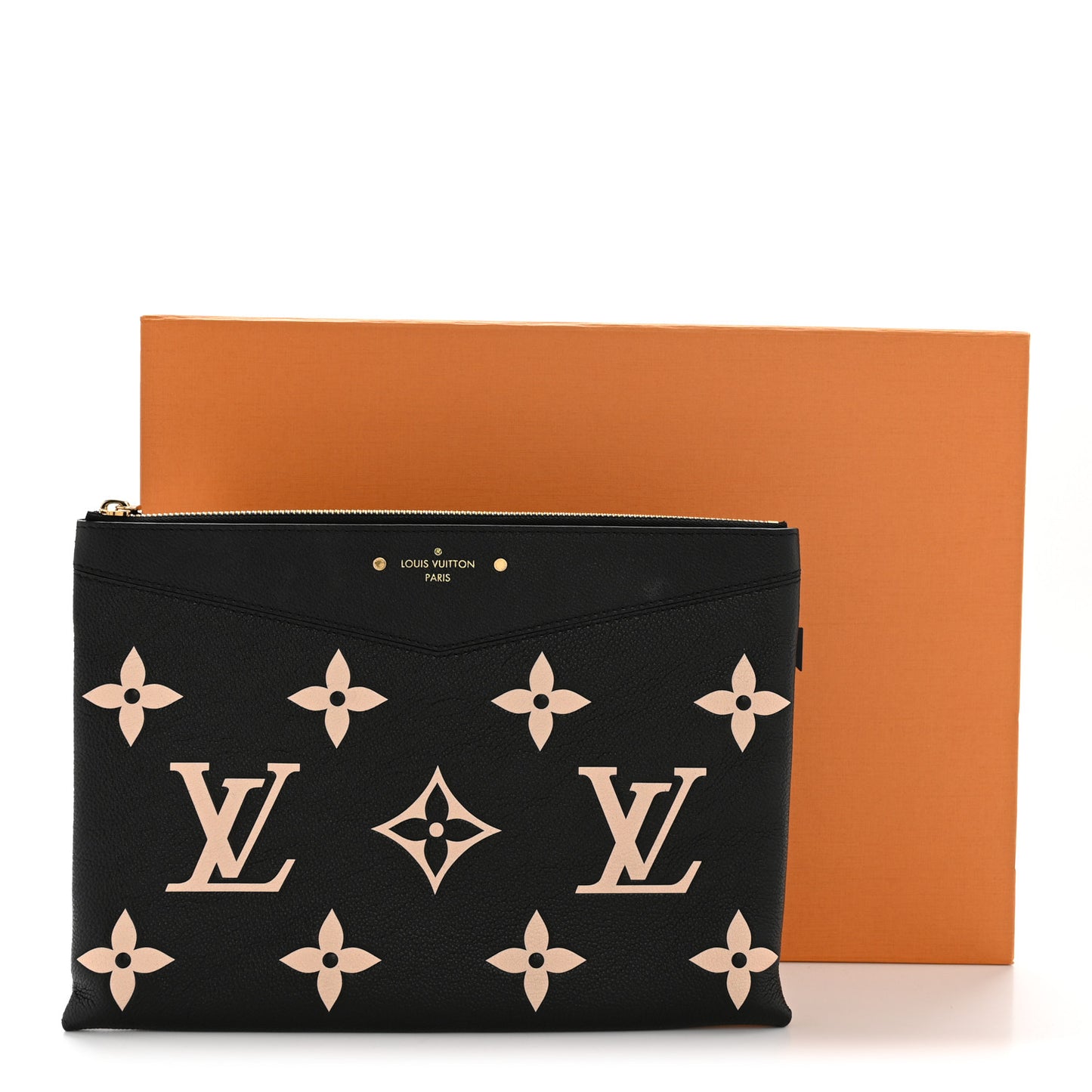 Empreinte Monogram Giant Daily Pouch Black Beige