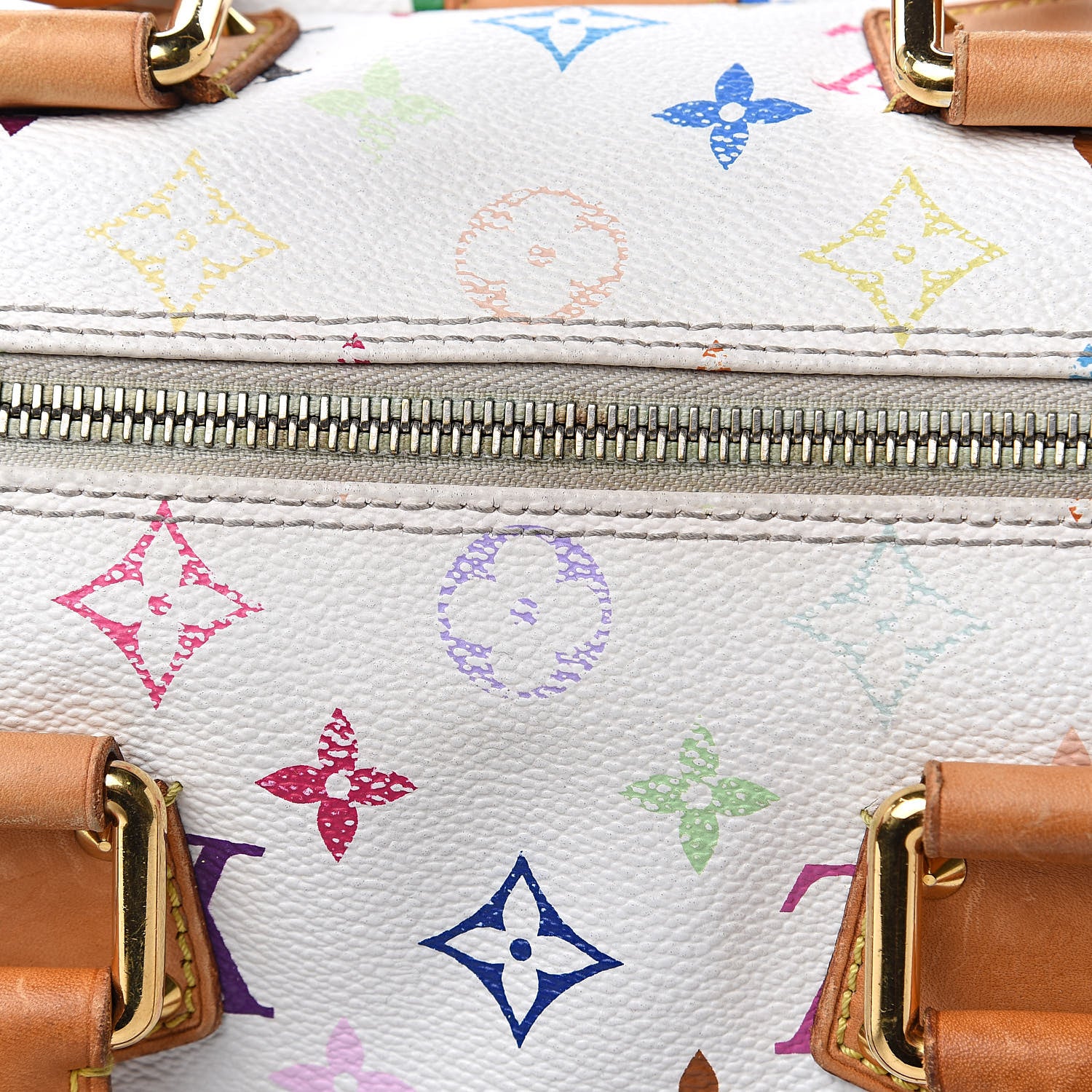 Louis Vuitton Monogram Multicolor Speedy 30 White 18 of 20