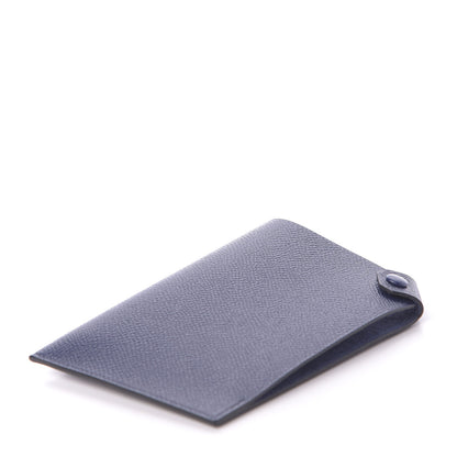 Hermes Epsom Tarmac PM Passport Holder Bleu Saphir 4 of 9