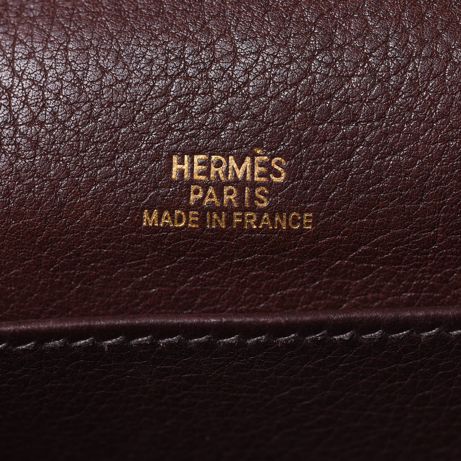 Hermes Evergrain Kelly Pochette Clutch Havane 7 of 24