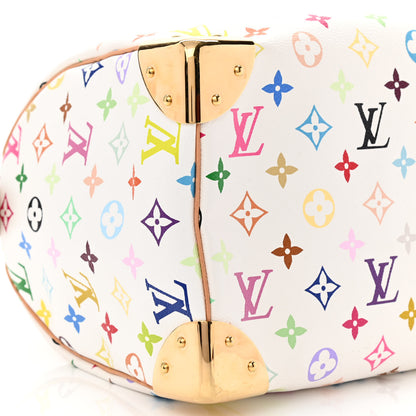 Louis Vuitton Monogram Multicolor Speedy 30 White 8 of 10