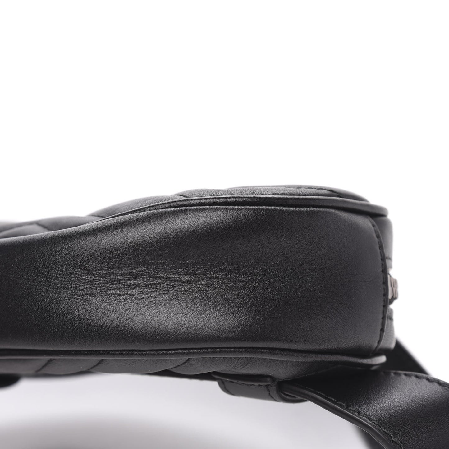 Calfskin Matelasse GG Marmont Belt Bag 85 34 Black