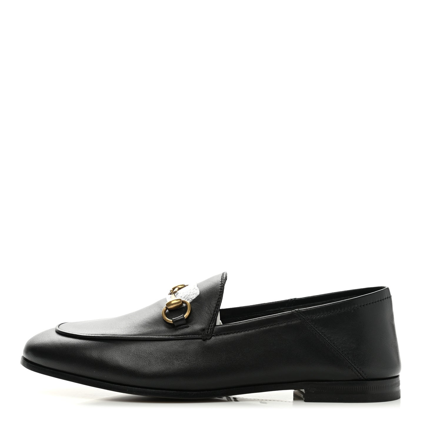 Lambskin Womens Brixton Horsebit Loafers 36 Black