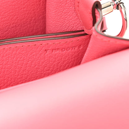 Hermes Evercolor Mini Sac Roulis Rose Azalee 7 of 9