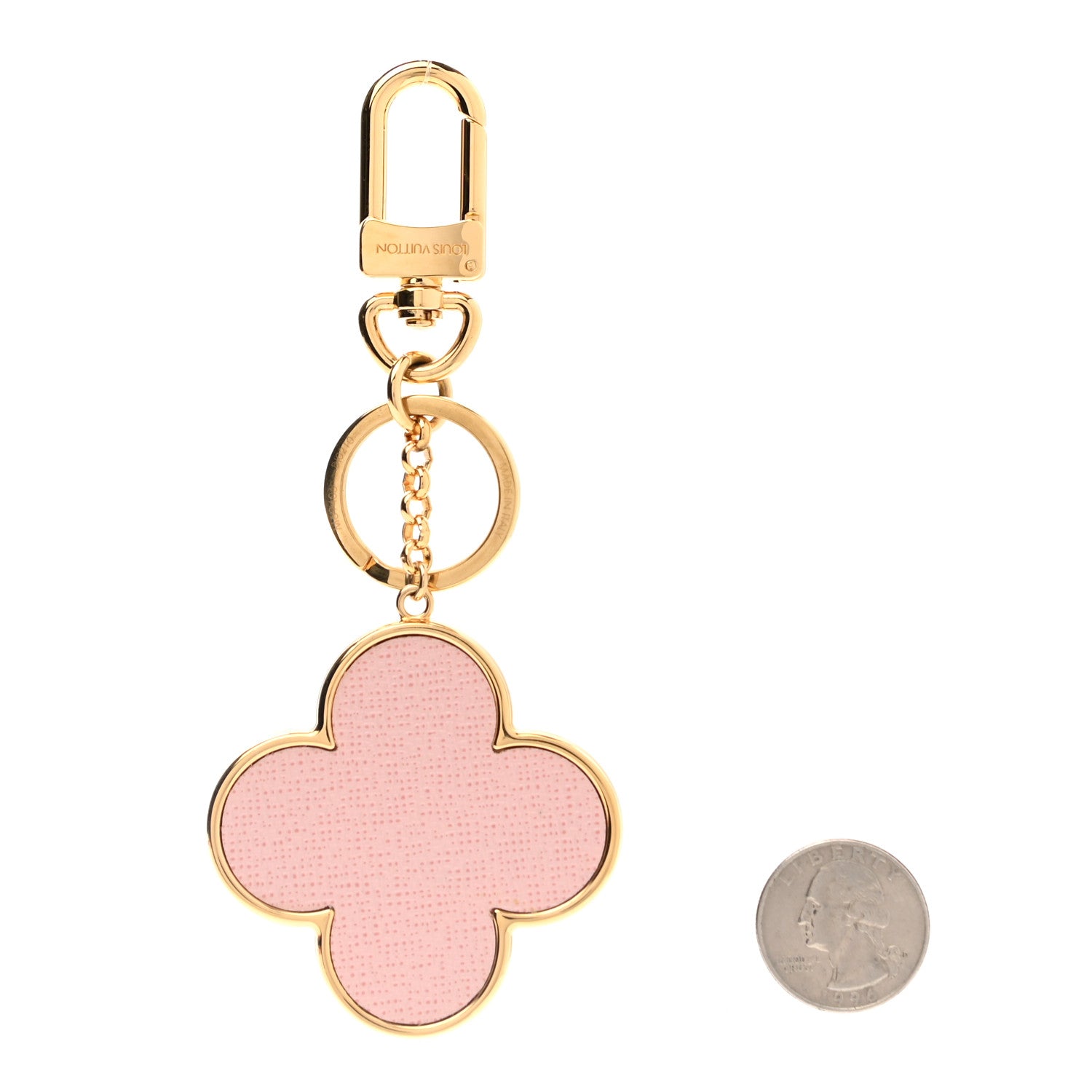 Louis Vuitton Metal Monogram Into The Flower Bag Charm Key Holder 2 of 5