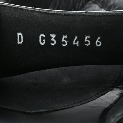 Chanel Lambskin CC Flat Slide Sandals 37 Black 6 of 10