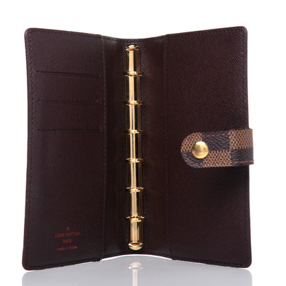 Louis Vuitton Damier Ebene Small Ring Agenda Cover 5 of 13
