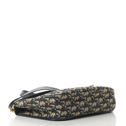 Christian Dior Monogram Flap Navy Blue 4 of 13