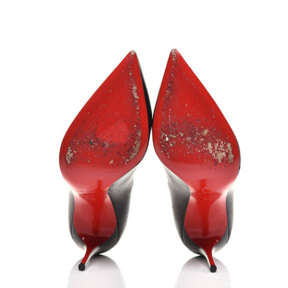 Christian Louboutin Shiny Nappa Pigalle Follies 100 Pumps 39.5 Black 5 of 8