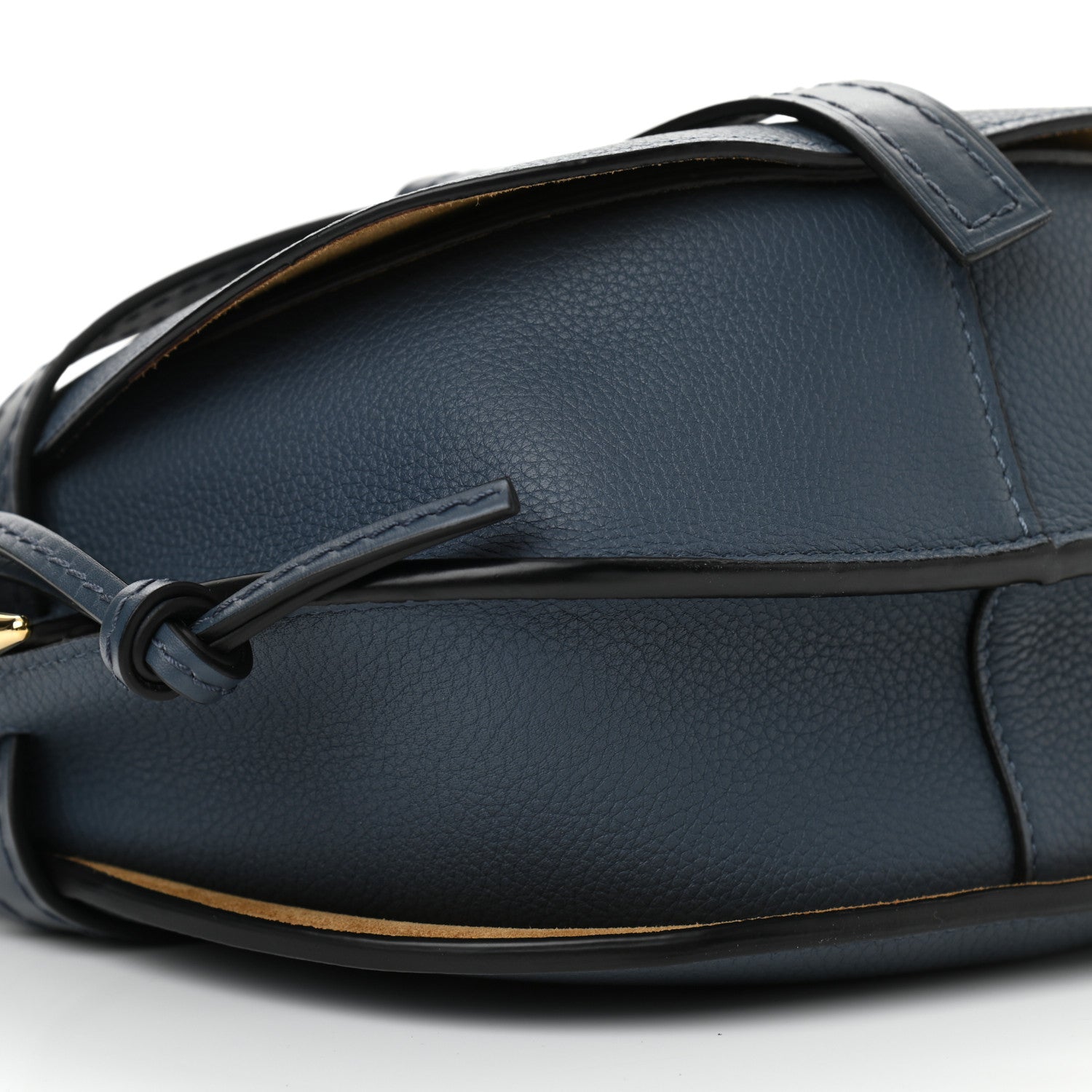 Loewe Grained Calfskin Small Gate Crossbody Bag Steel Blue 9 of 10